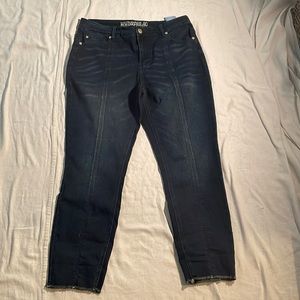 Hydraulic “Farrah” high rise ankle super skinny size 14 blue jeans